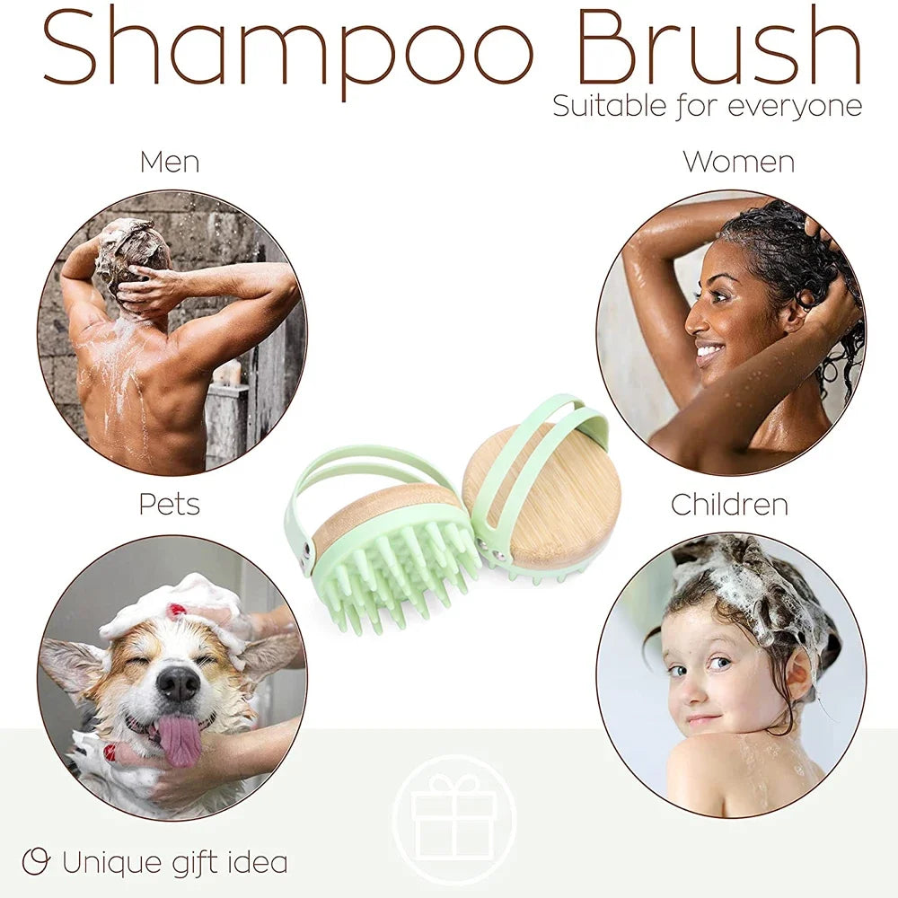 Scalp Massager Shampoo Brush - Deep Clean & Exfoliate