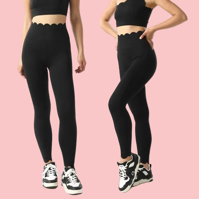 High-Waist Yoga Leggings - Sculpting FIt