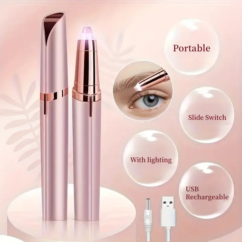 Electric Eyebrow Trimmer Pen - Facial Hair Removal