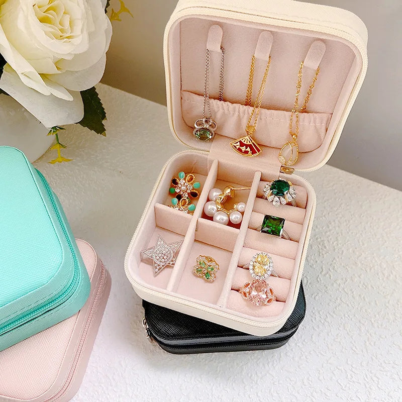 Portable Jewelry Organizer Travel Box