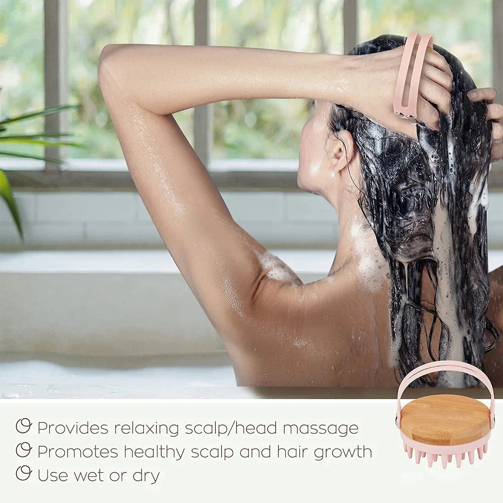 Scalp Massager Shampoo Brush - Deep Clean & Exfoliate
