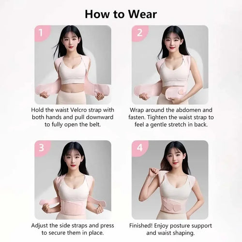 Adjustable Back Support & Posture Belt