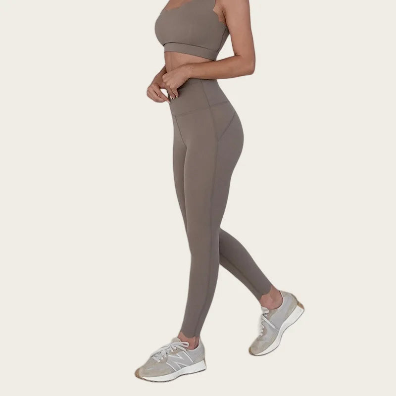 High-Waist Yoga Leggings - Sculpting FIt
