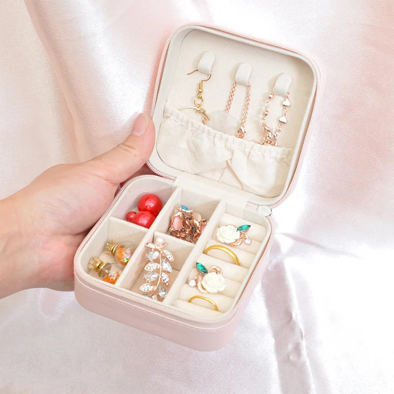 Portable Jewelry Organizer Travel Box